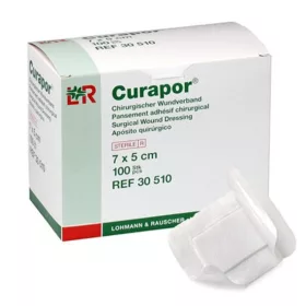 CURAPOR átlátszó szigetkötszer 7 x 5 cm