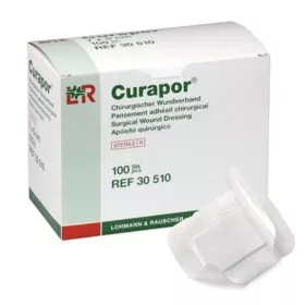 CURAPOR átlátszó szigetkötszer 10 x 25 cm