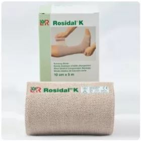 ROSIDAL K rövid nyúlású rugalmas pólya 5 m x 10 cm