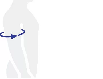 Bauerfeind OmoTrain-S Aktiv támogatás a váll neuromusculáris stabilizációjához Jobb, Méret:2