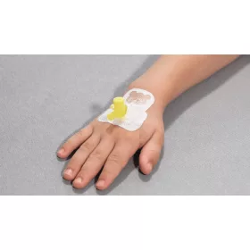   Curafix i.v. Junior (4,3 x 5 cm) steril kontrollablakos kanülrögzítő tapasz