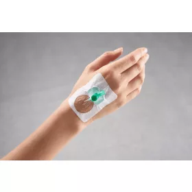   Curafix i.v. Control (6 x 7,5 cm) steril kontrollablakos kanülrögzítő tapasz