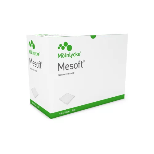 Mesoft nem steril, 30gr, 4r. 10 x 10 cm , 1 doboz (100 db)