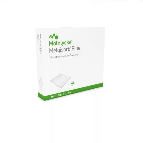 Melgisorb Plus 10 x 10 cm, 1 doboz (10 db)