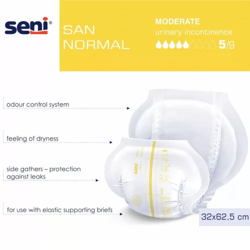 Seni SAN Normal - inkontinencia betét 1129 ml (30 db)