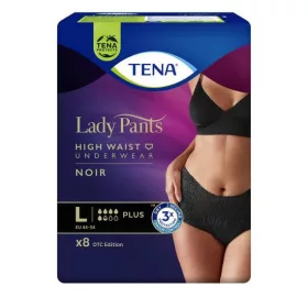   TENA Lady Pants Plus Noir L - inkontinencia fehérnemű (8 db)