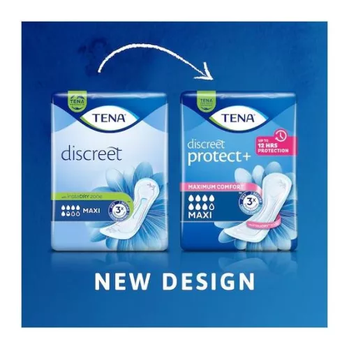 TENA Lady Protect+ Maxi - inkontinencia betét (12 db)