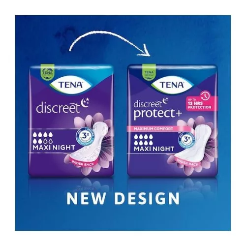 TENA Lady Protect+ Maxi Night - éjszakai inkontinencia betét (12 db)