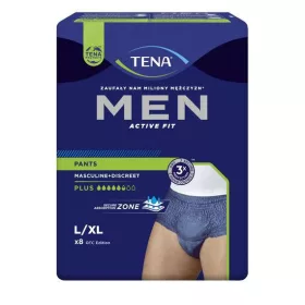   TENA Men Active Fit Pants Plus L/XL - férfi inkontinencia alsónemű (8 db)