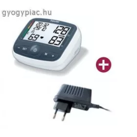   Vérnyomásmérő adapterrel Beurer BM 40 onpack, felkaros, 5 év garanciával hálózati adapterrel