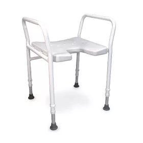    DS-130 Állítható magasságú karfás tusolószék - fürdető szék 130 kg-ig