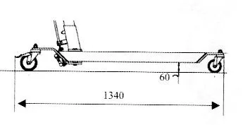 Hidraulikus betegemelő lift GEMINI 200 kg-ig