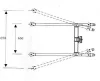 Hidraulikus betegemelő lift GEMINI 200 kg-ig