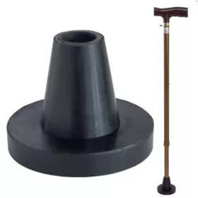 Járóbot gumi, botvég gumi nagy kerek talppal