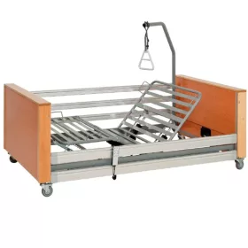   Ecofit Xtra elektromos betegágy 120x200 alumínium korlátokkal