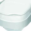 WC magasító állítható magasságú, fedővel, karfával 120 kg-ig TSE120