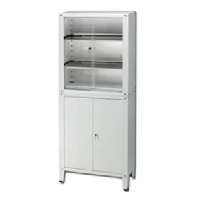 Műszer szekrény orvosi PREMIUM 2-2 ajtós 79 x 36 x 186 cm