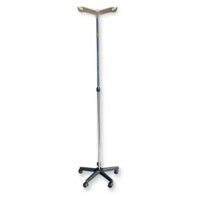 Infúziós állvány rozsdamentes 2 kampó /10 kg-ig