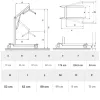 Betegemelő lift hidraulikus TiMOTION 180 kg-ig