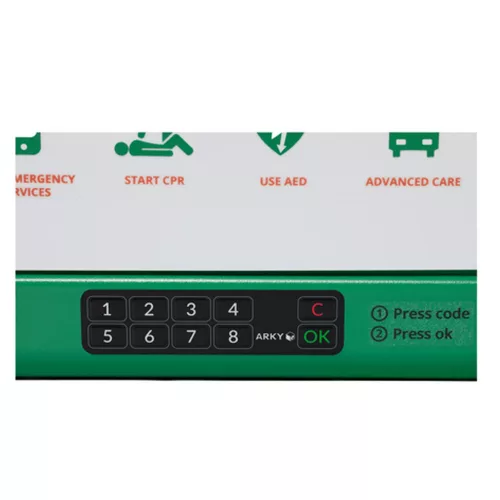 ARKY Core Classic defibrillátor fali kabin - kültéri - riasztóval - fűtéssel - zárral