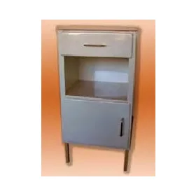 Fém Éjjeliszekrény kórtermi háromrekeszes