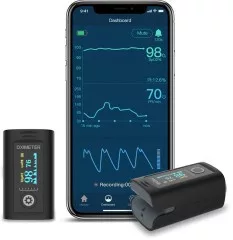 Bluetooth funkcióval ellátott Viatom Oxismart PC60FW pulzoximéter