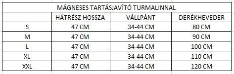 MÁGNESES TARTÁSJAVÍTÓ TURMALINNAL vvx