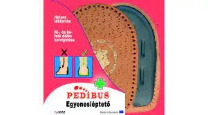 Egyenesléptető helytelen lábállás korrigálására