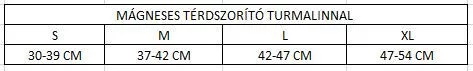 MÁGNESES TÉRDSZORÍTÓ TURMALINNAL vvx