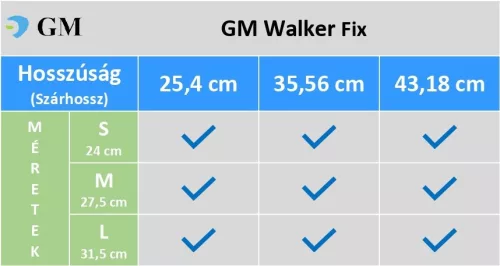 Gmed Walker rögzítőcsizma fix vagy állítható változatban