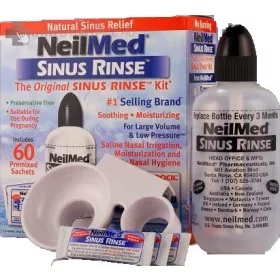   SINUS RINSE Orrmosó szett felnőtt induló készlet (palack + 60 db sótasak)