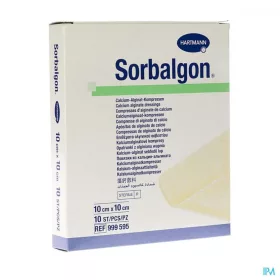 SORBALGON SEBKEZELŐ LAP 10X10 CM 10X gyti
