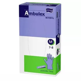   AMBULEX nitril vizsgáló kesztyű kék, púdermentes 100 db XL méretben gumikesztyű
