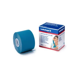 Leukotape K 5 cm x 5 cm kék