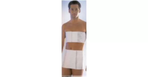 Scudotex S-122 mellkasvédő vagy hasi sérvkötő öv bordás gumiból 16 cm