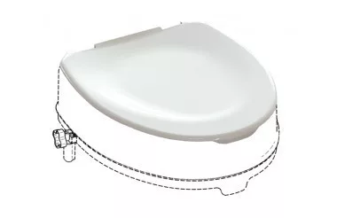 Meyra Easy-Clip WC magasító 15 cm fedeles