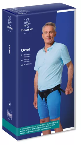 Thuasne Ortel egy- és kétoldali lágyéksérvkötő megújult változat