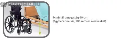 Thuasne Mantovani elektromos betegágy -hát/lábtámasz/magasságemelés