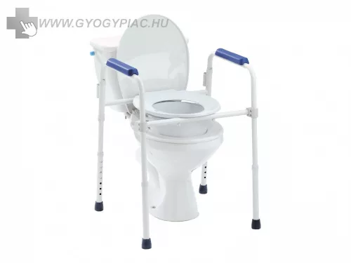 Thuasne 3 : 1  összecsukható, állítható magasságú SZOBA-I WC 110 kg-ig