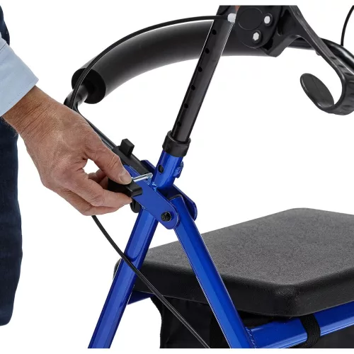 Könnyű, stabil Herdegen Alu-b. rollátor, 130 kg-ig, mindössze 6,5 kg