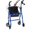 Könnyű, stabil Herdegen Alu-b. rollátor, 130 kg-ig, mindössze 6,5 kg