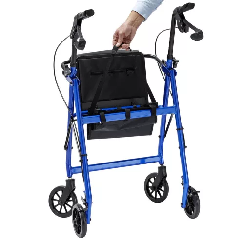 Könnyű, stabil Herdegen Alu-b. rollátor, 130 kg-ig, mindössze 6,5 kg