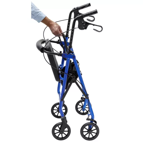 Könnyű, stabil Herdegen Alu-b. rollátor, 130 kg-ig, mindössze 6,5 kg