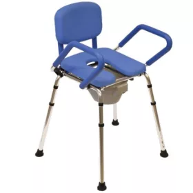   4az1ben zuhanyszék és szoba wc párnázott üléssel, emelő mechanizmussal segít a felállásból 120 kg-ig 2 év garanciával