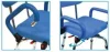 Állítható magasságú és 360 °-ban forgatható ülésű Blue Swing zuhanyszék 100 kg-ig