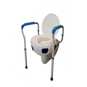   Biztonsági keret wc-hez, állítható magasságú wc kapaszkodó 2 lábbal