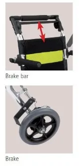 Ideal Betegszállító szék 100 kg-ig
