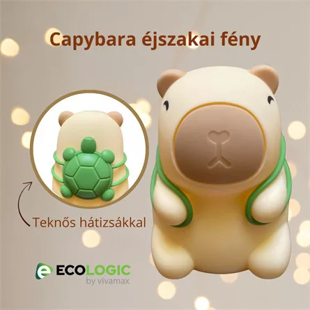 Capybara állatos éjszakai fény gyerekszobába