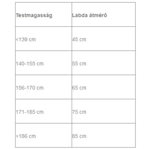 Gimnasztikai labda (55 cm, rózsaszín)