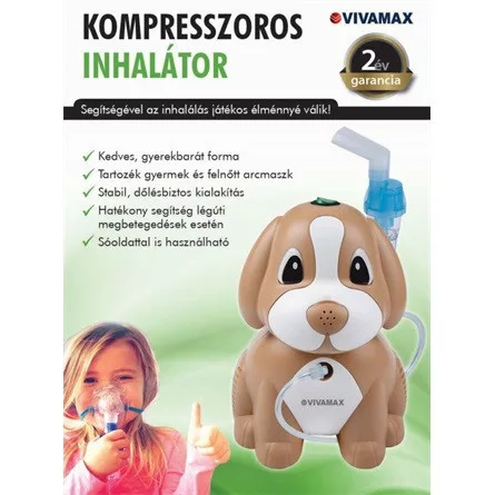 Kompresszoros inhalátor "kutya"